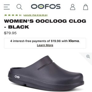 Oofos Clog